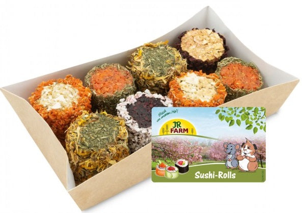 Knaagdier sushi rolletjes