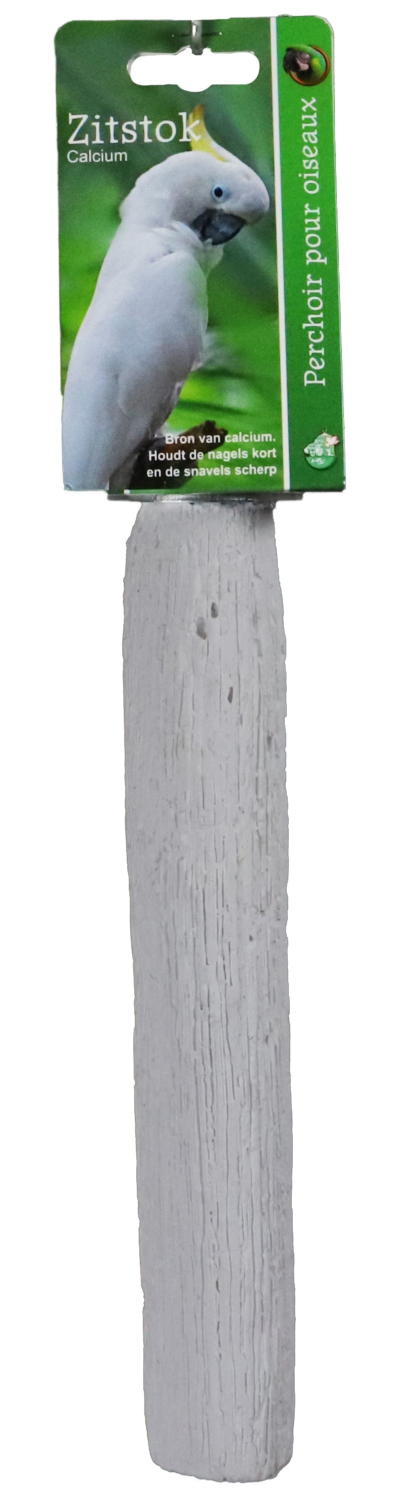 Boon zitstok calcium wit+ schroefdraad