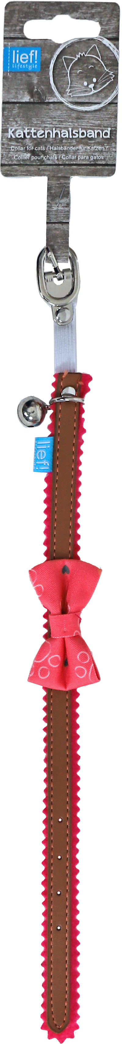 Lief! Kattenhalsband Girls met strik
