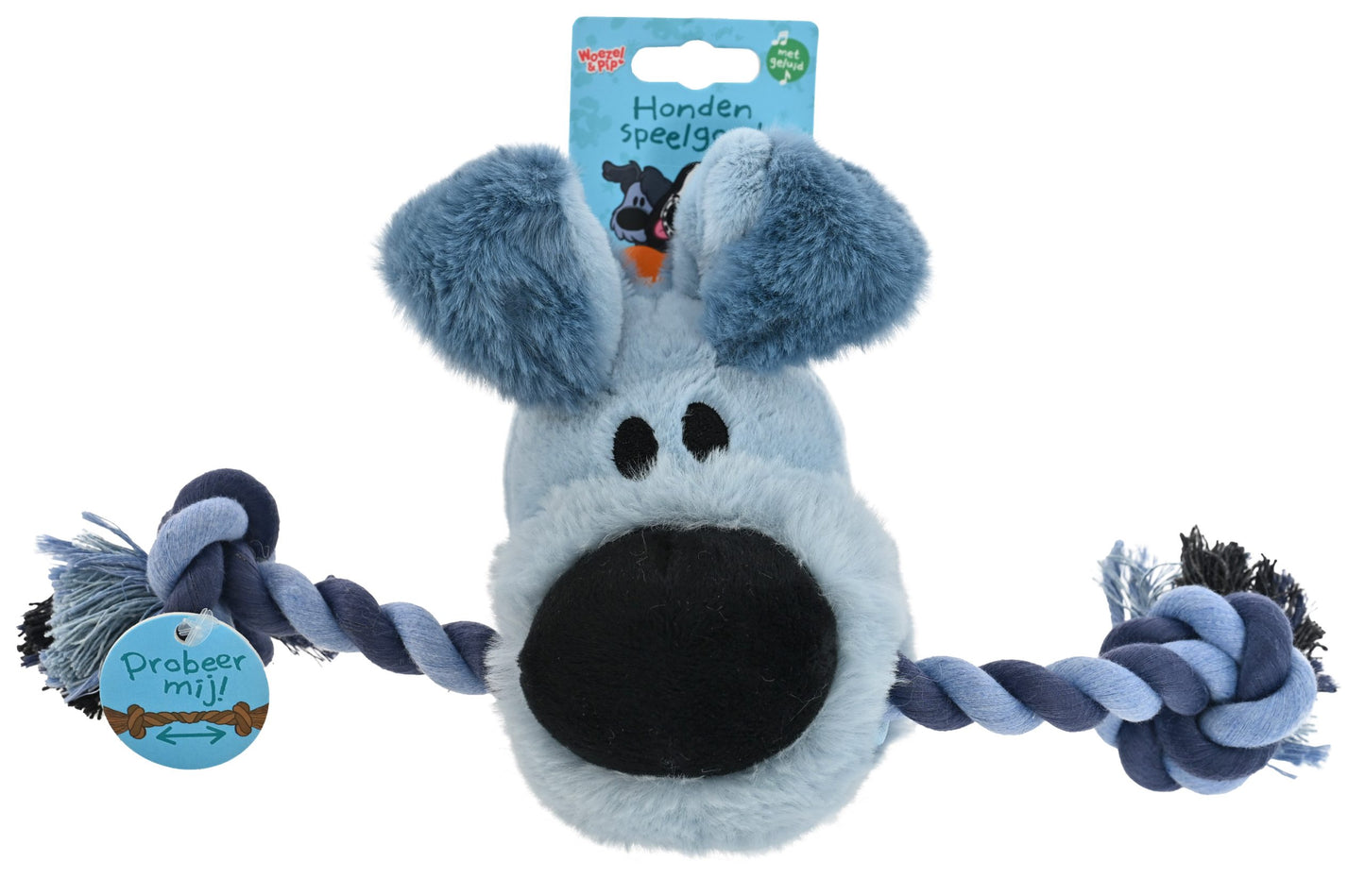 Woezel en Pip Pluche Woezel met Flosstouw