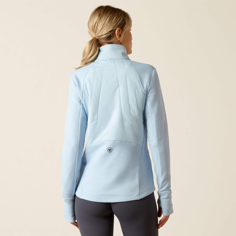 Ariat WMS Venture 1/2 Zip Sweatshirt cerulean - Nena's Pets