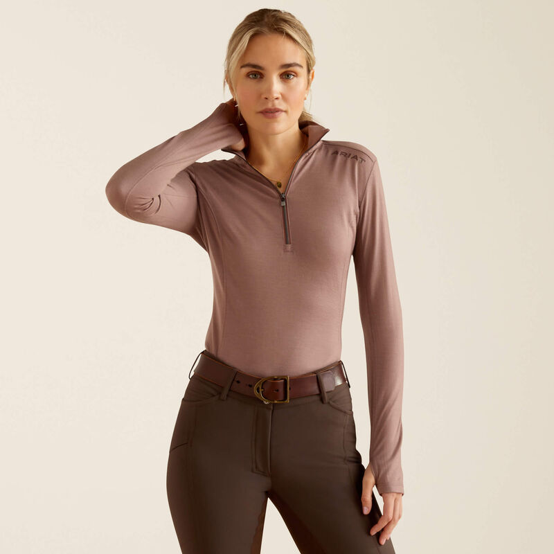 Ariat WMS Cheviot 1/4 Zip Baselayer - Nena's Pets