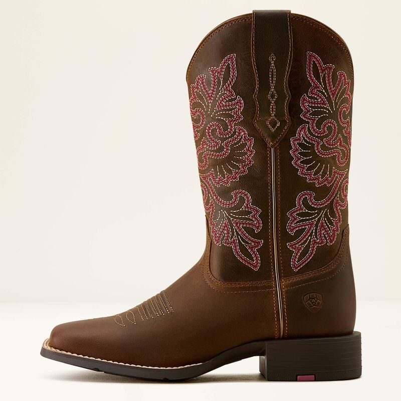Ariat Round Up Wide Square Toe StretchFit Westernlaars
