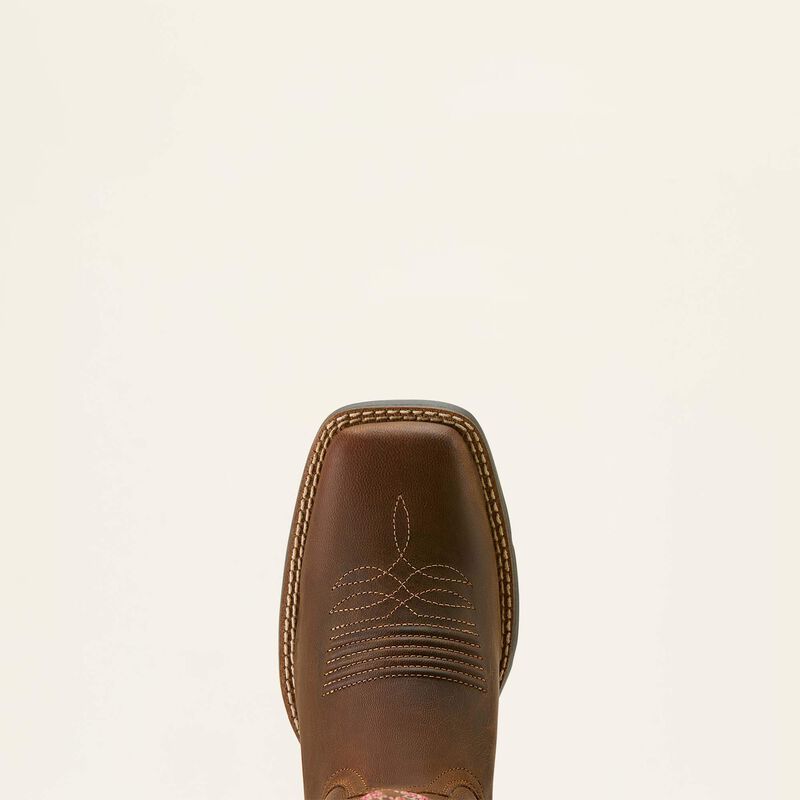 Ariat Round Up Wide Square Toe StretchFit Westernlaars
