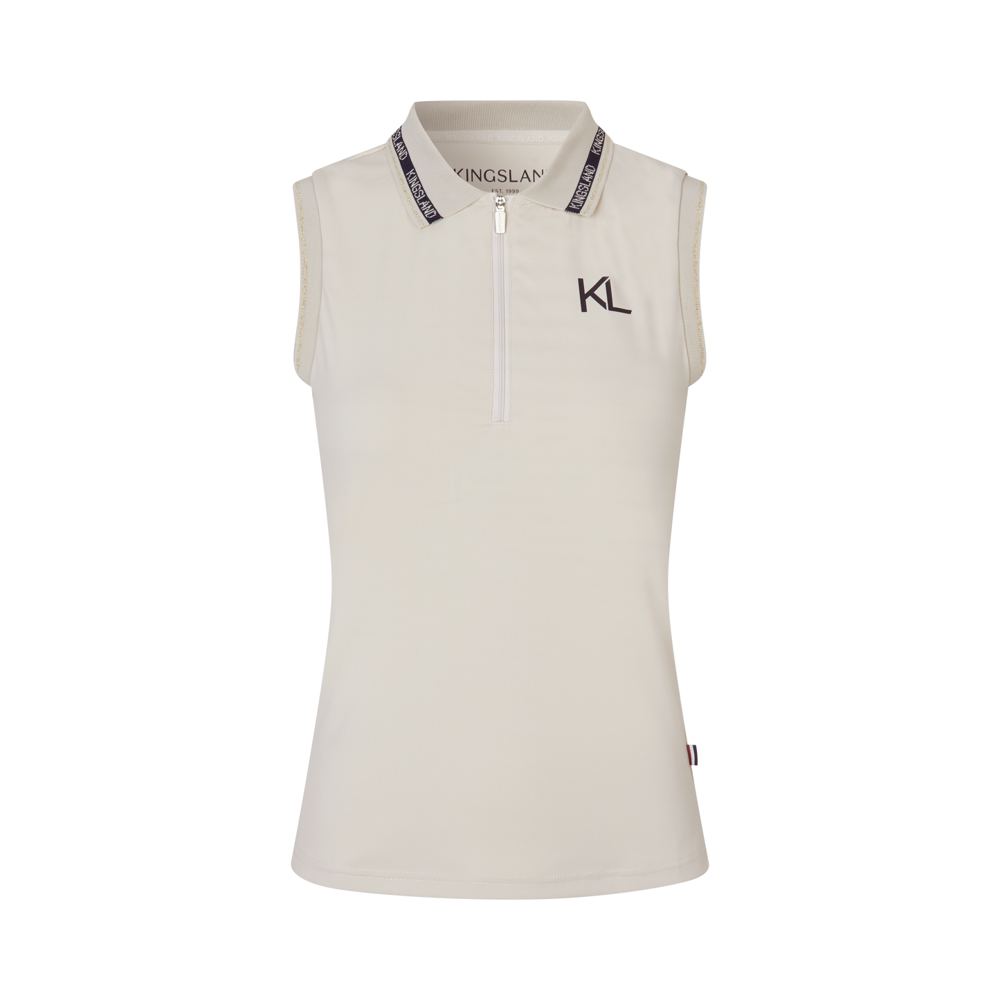 Kingsland Naira Pique Sleeveless Polo
