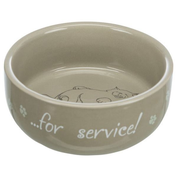Trixie voer/waterbak 'Thanks for Service'