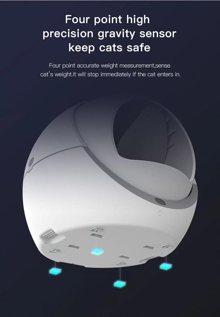 Petree Dome WIFI zelfreinigende kattenbak - Nena's Pets