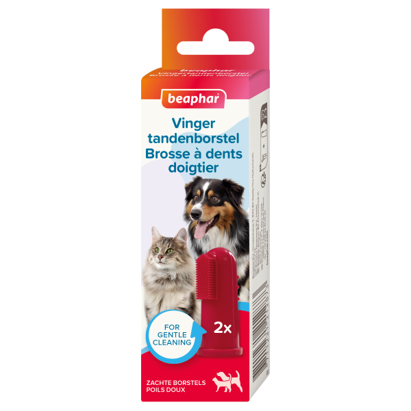 Beaphar Vingertandenborstel 2 stuks