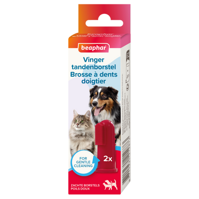 Beaphar Vingertandenborstel 2 stuks