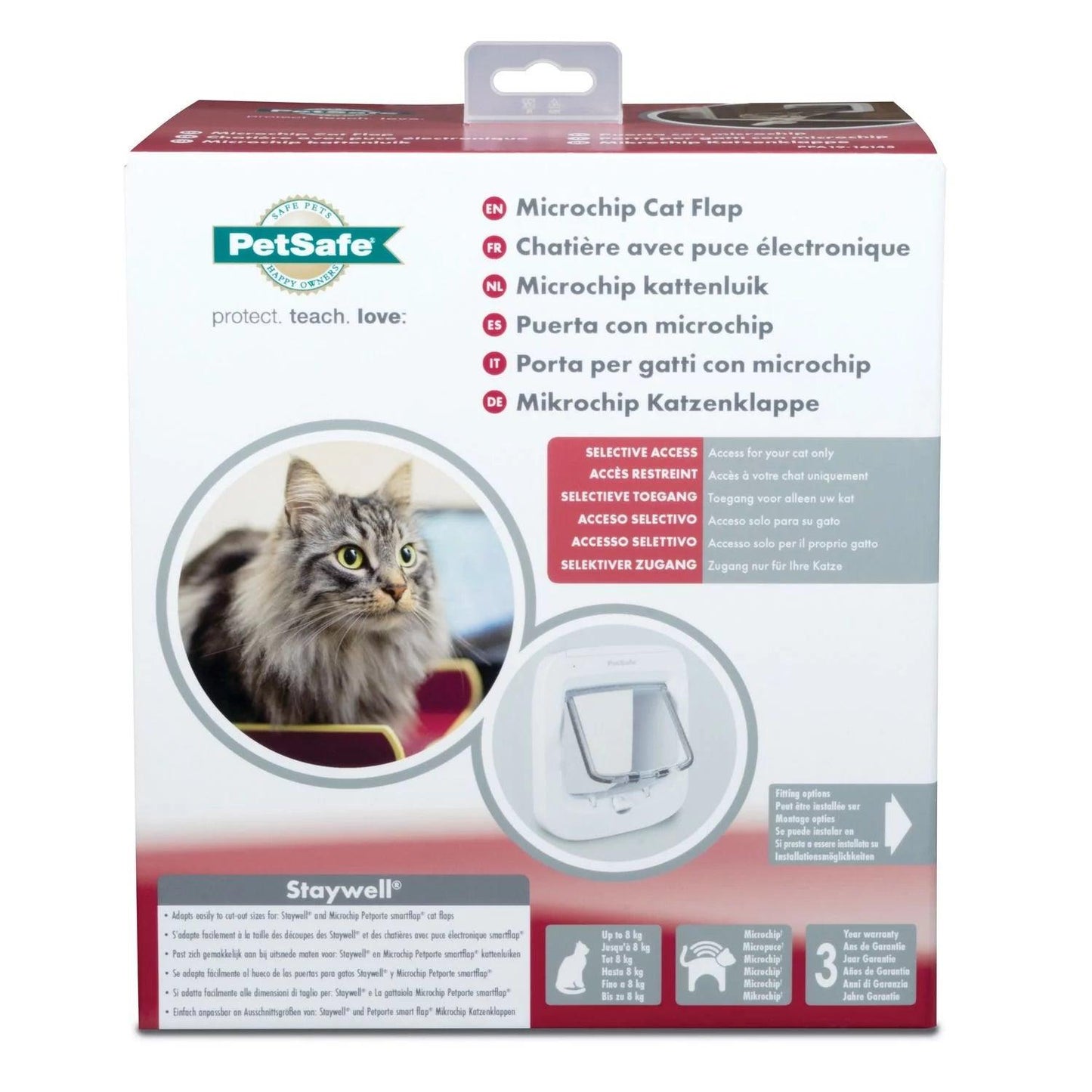 Pet safe microchip kattenluik - Nena's Pets
