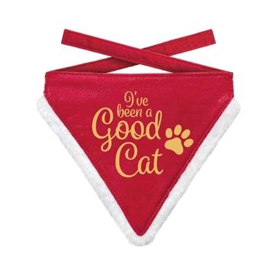 Xmas bandana i've been a good cat - Nena's Pets