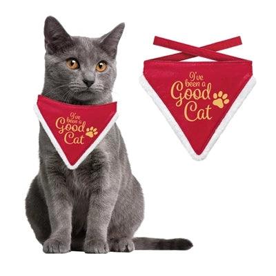 Xmas bandana i've been a good cat - Nena's Pets