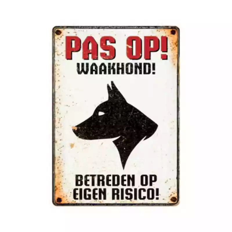 Metalen Bordjes Verticaal