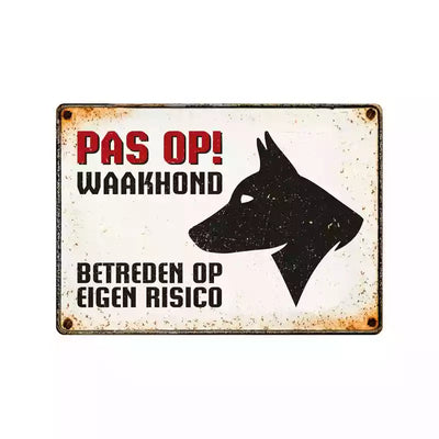 Metalen Bordjes Horizontaal