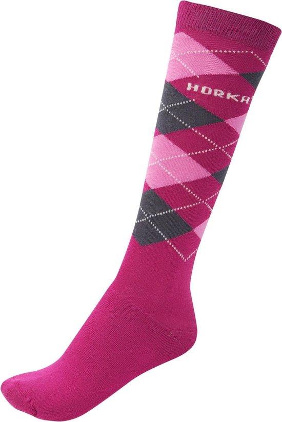 Horka sokken Fuchsia zwart - Nena's Pets