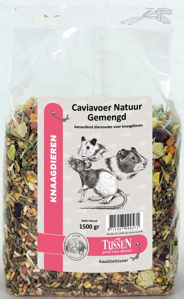 Tijssen Caviavoer Natuur Gemengd met vit C - Nena's Pets