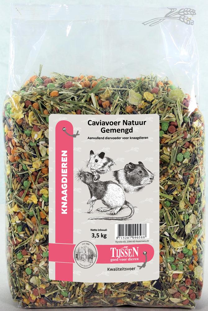 Tijssen Caviavoer Natuur Gemengd met vit C - Nena's Pets