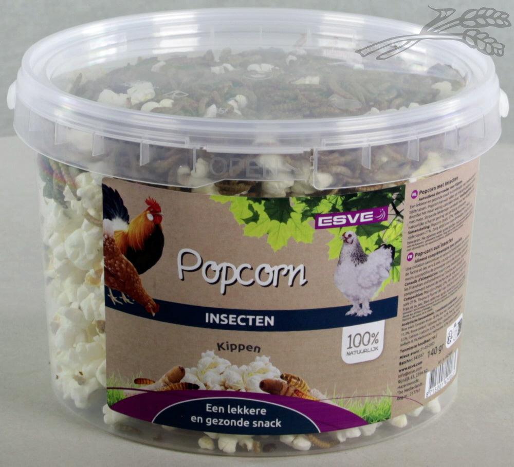 Kippenpopcorn met insecten - Nena's Pets