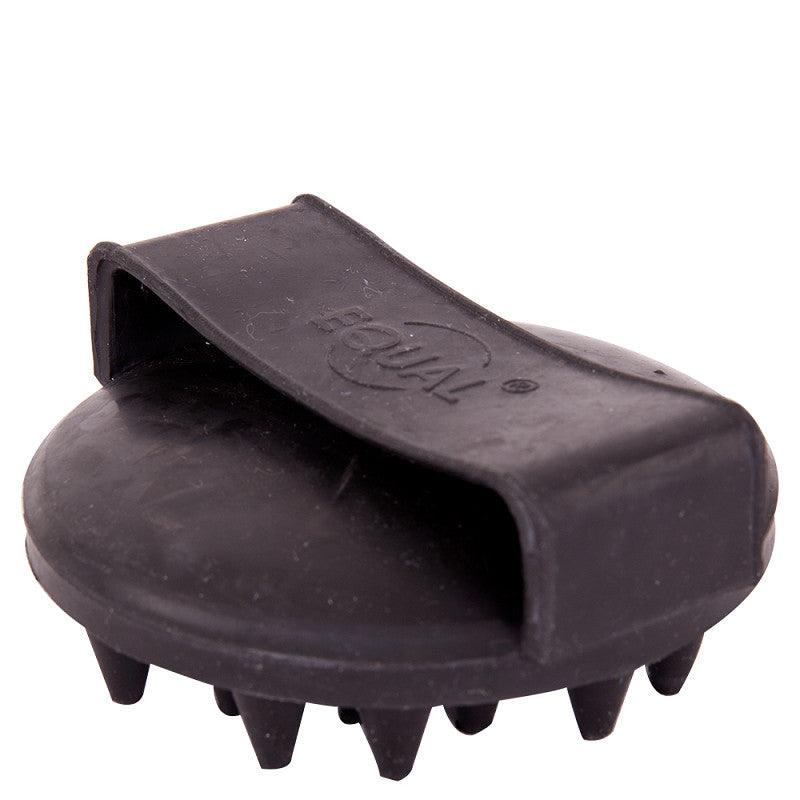 Premiere rubberen ros/massageborstel - Nena's Pets
