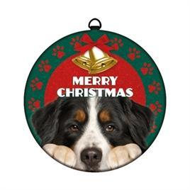 Xmas Kerstbal met hond - Nena's Pets