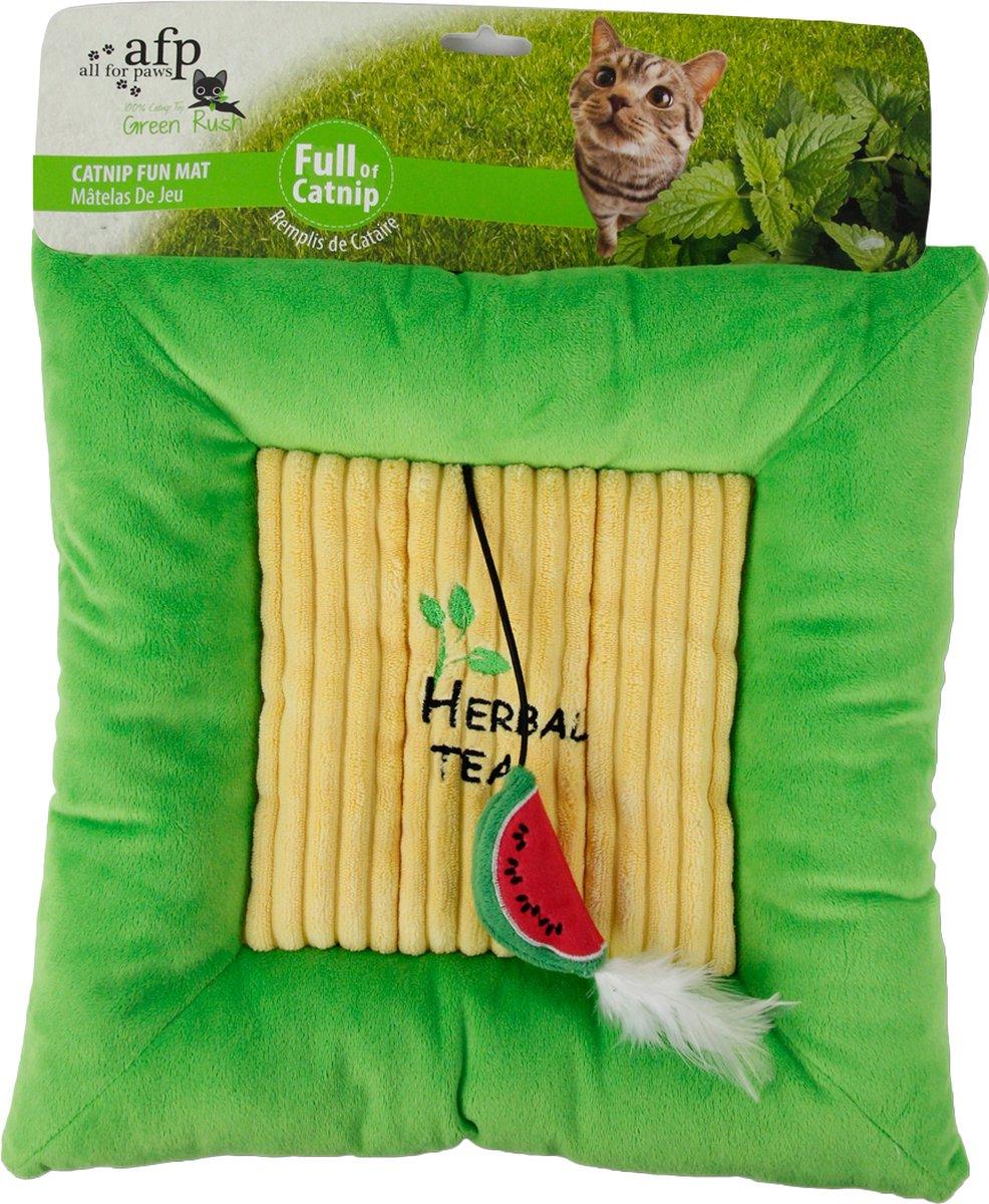 AFP Green Rush - Catnip Fun Mat - Nena's Pets