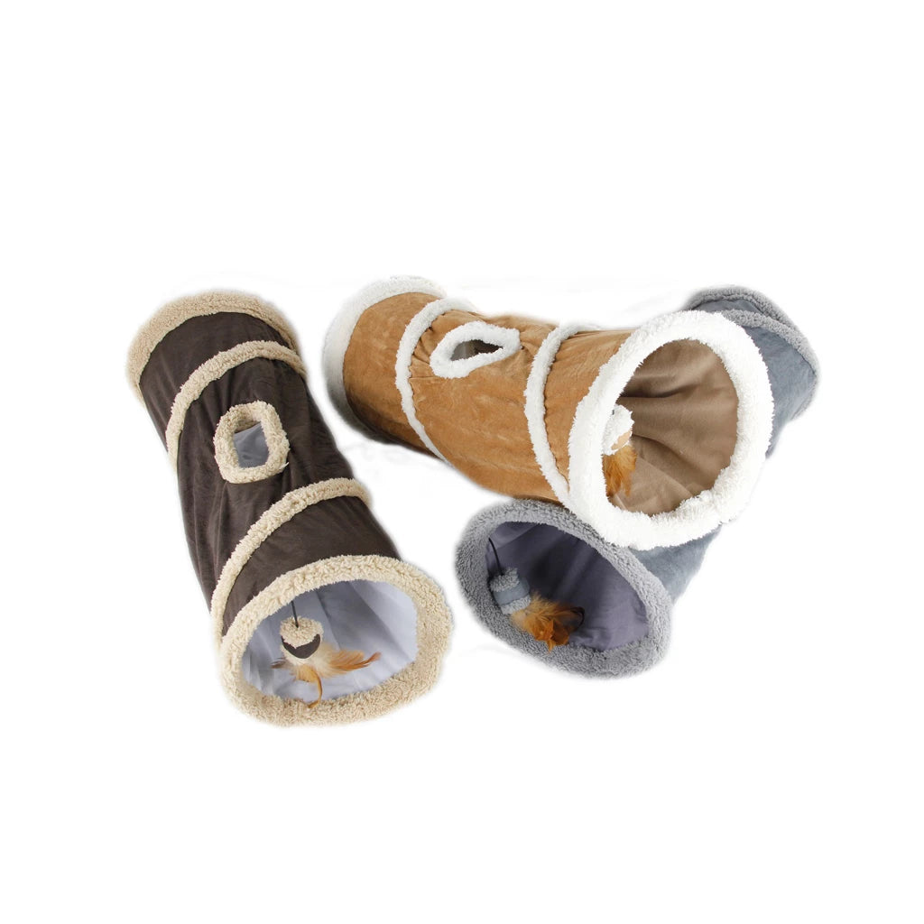 AFP Lambswool Find My Cat Tunnel
