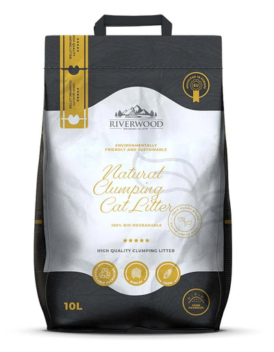 Riverwood Mais Kattenbakvulling Naturel 10 L - Nena's Pets