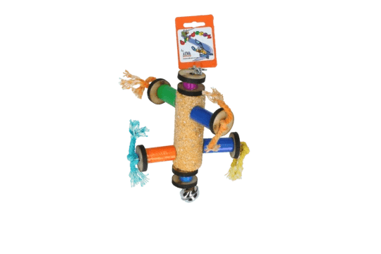 Birrdeeez Calci Grit Gym Bird Toy - Nena's Pets