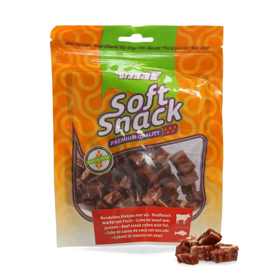 Braaaf beef steak cubes - Nena's Pets