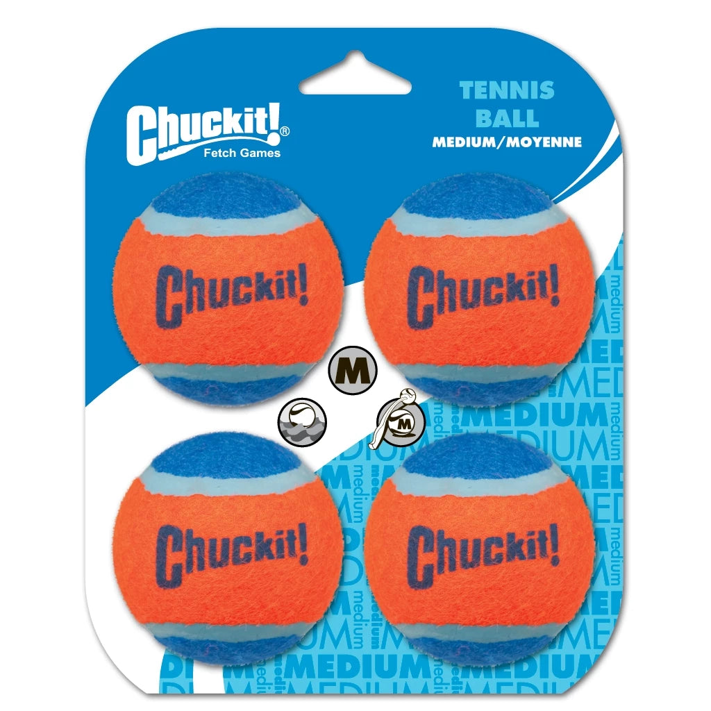 Chuckit tennisbal 4pack - Nena's Pets