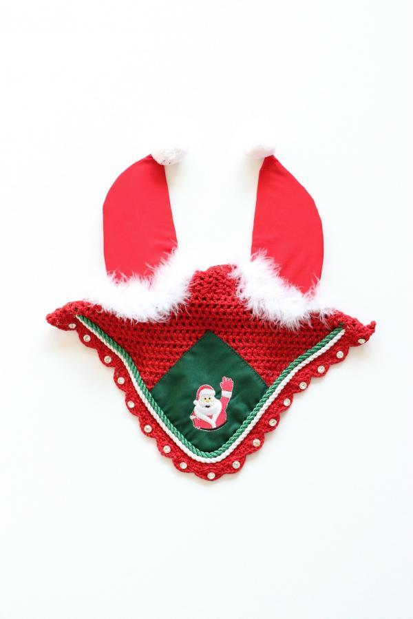 HB Christmas oornet Santa - Nena's Pets