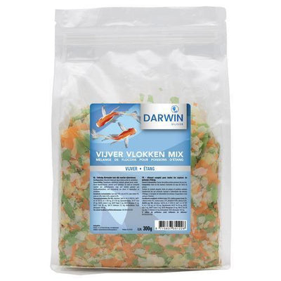 Darwin Vijvervoeding vlokken mix 2.5 l - Nena's Pets