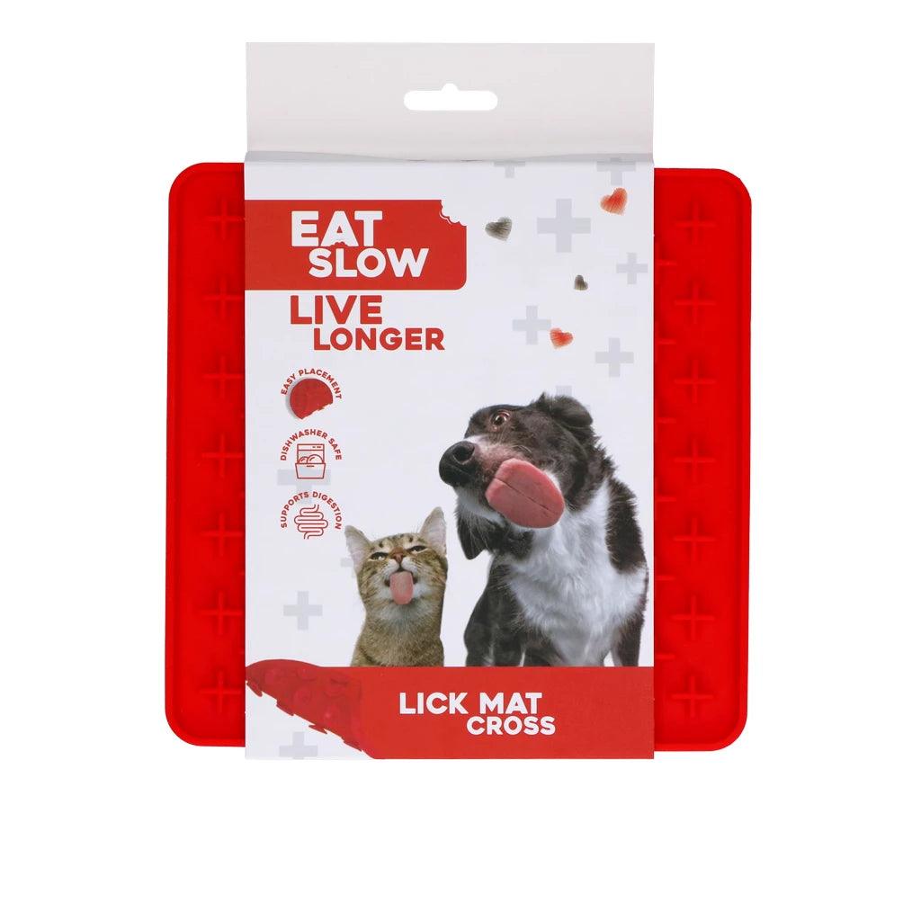 Eat Slow Live Longer Likmatten diverse soorten - Nena's Pets