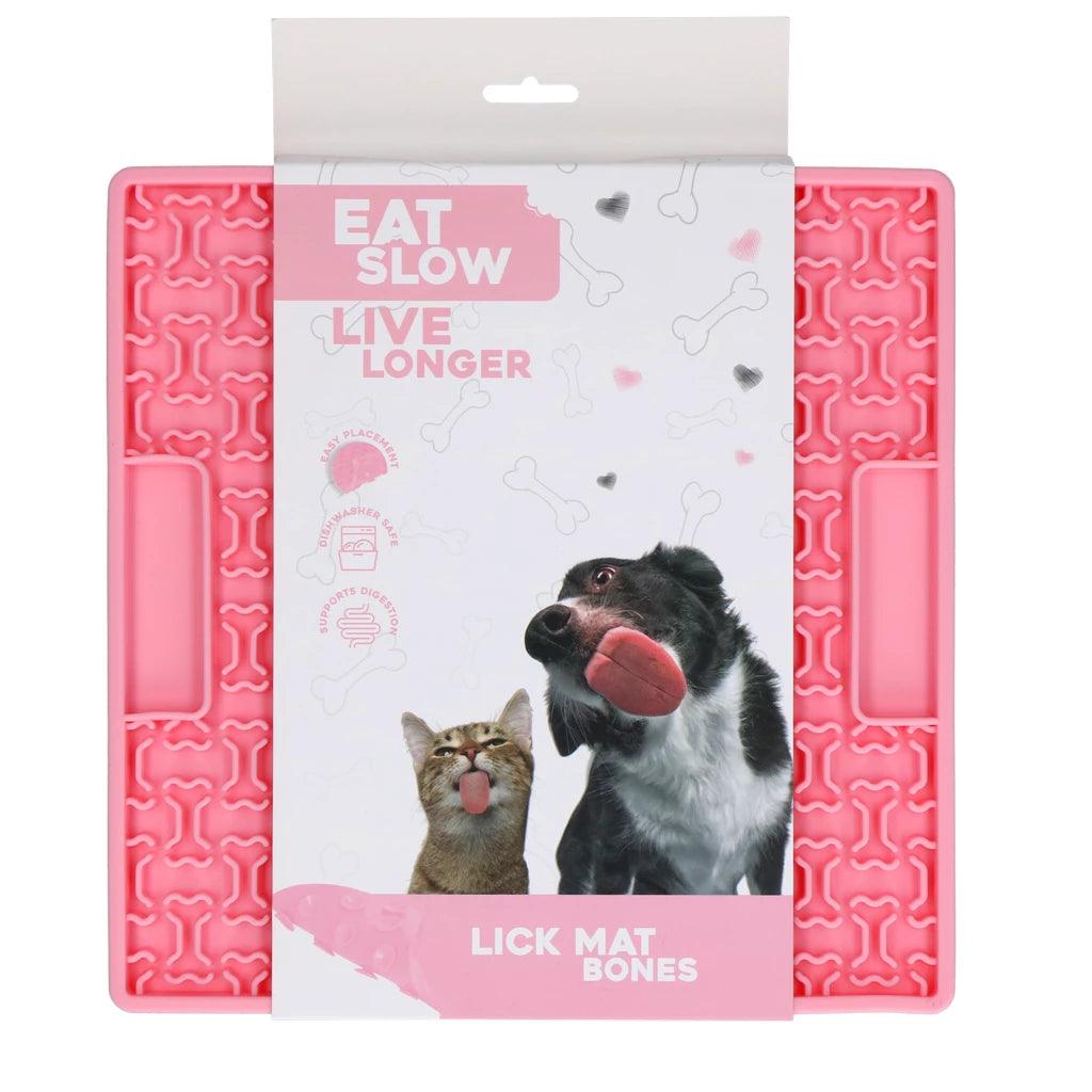 Eat Slow Live Longer Likmatten diverse soorten - Nena's Pets