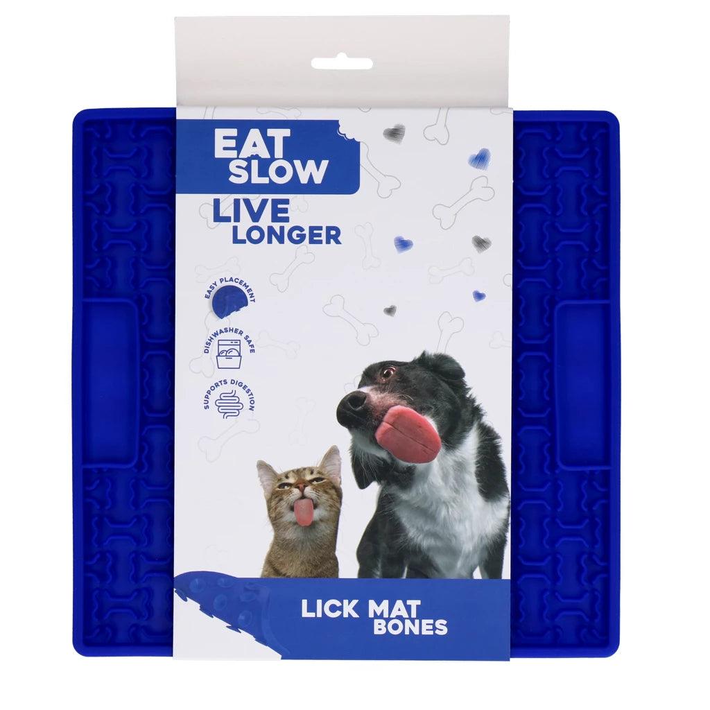 Eat Slow Live Longer Likmatten diverse soorten - Nena's Pets