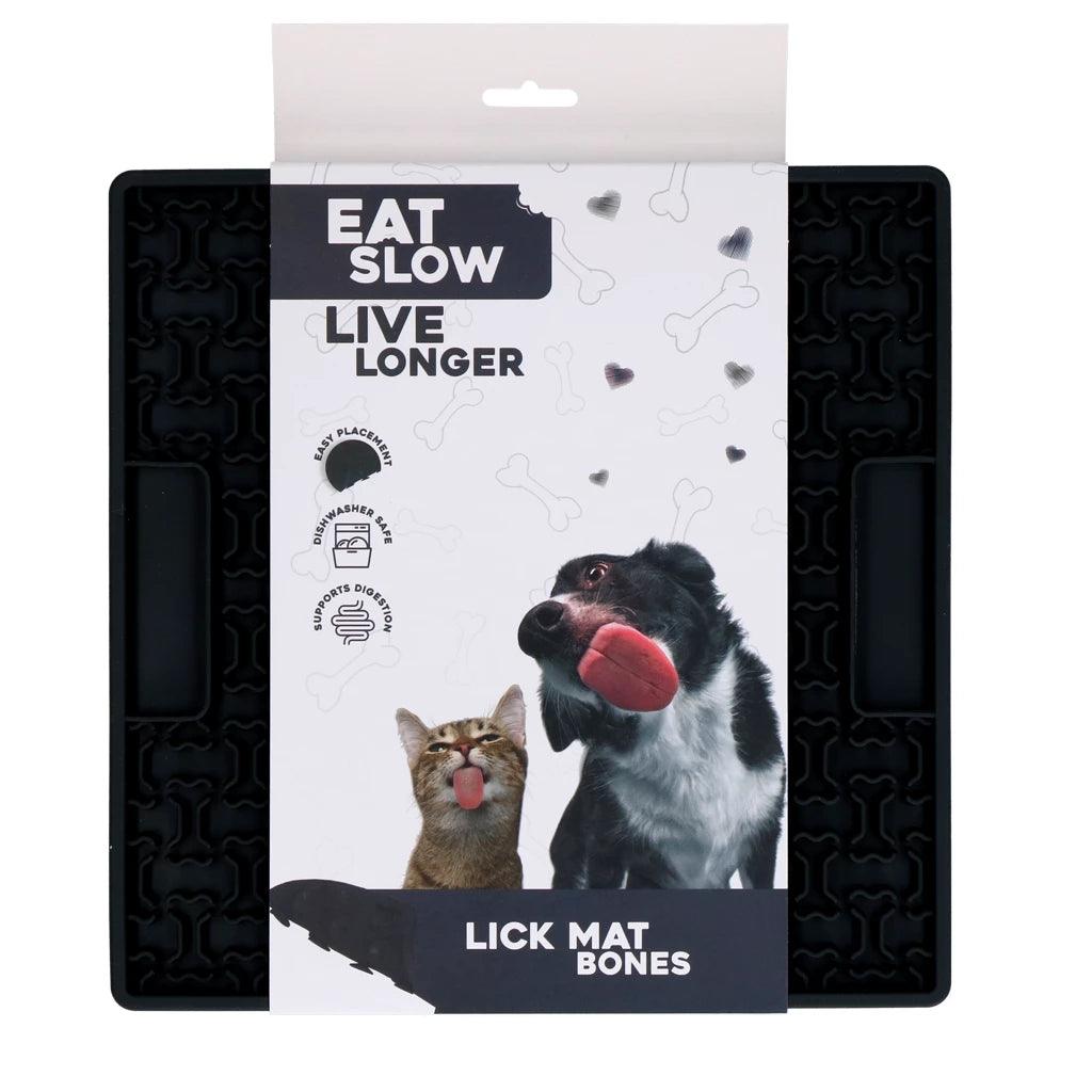 Eat Slow Live Longer Likmatten diverse soorten - Nena's Pets