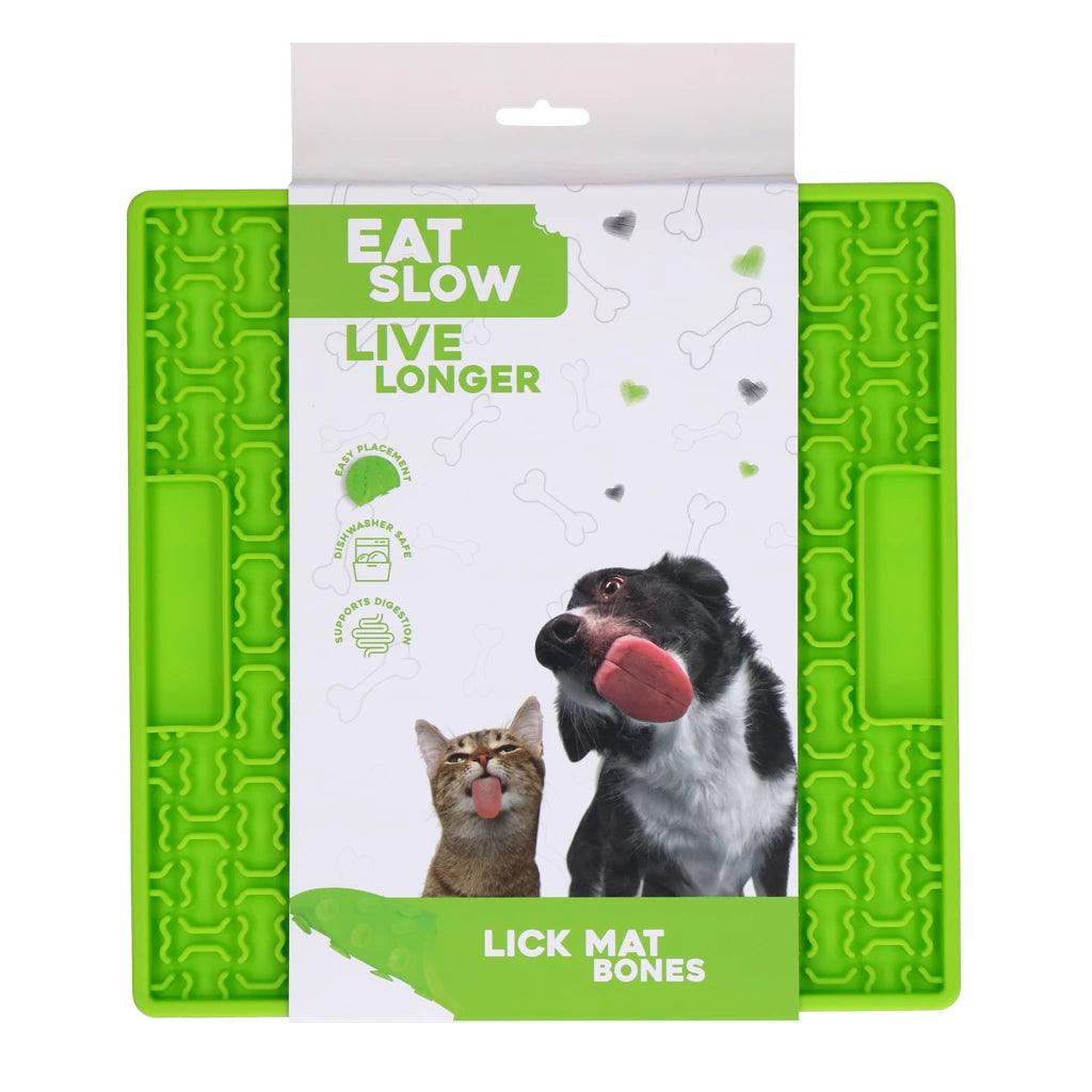 Eat Slow Live Longer Likmatten diverse soorten - Nena's Pets