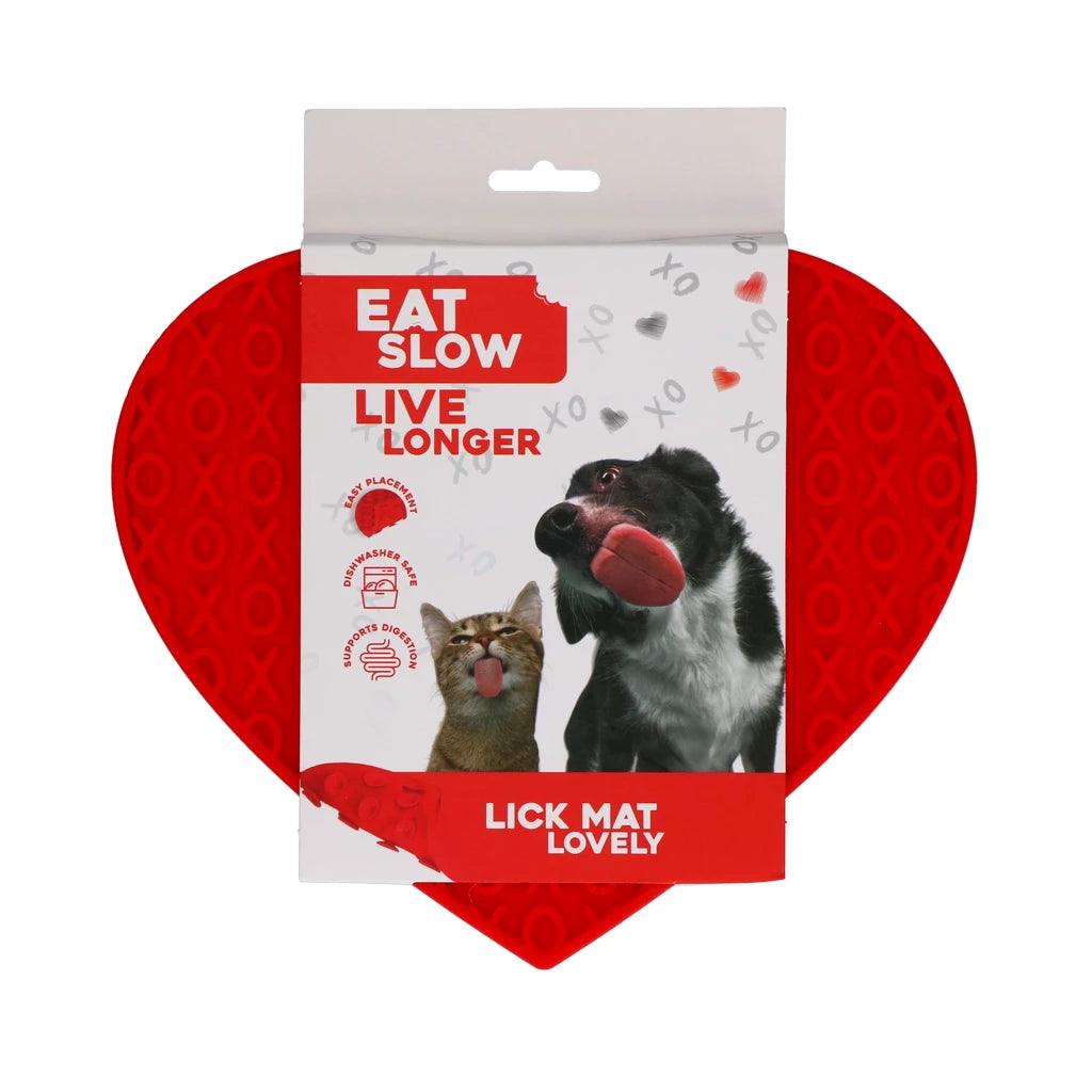 Eat Slow Live Longer Likmatten diverse soorten - Nena's Pets