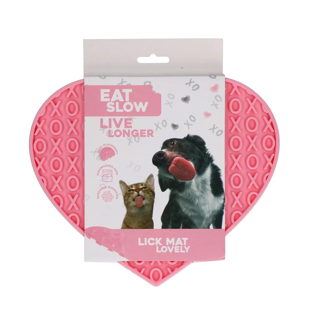 Eat Slow Live Longer Likmatten diverse soorten - Nena's Pets