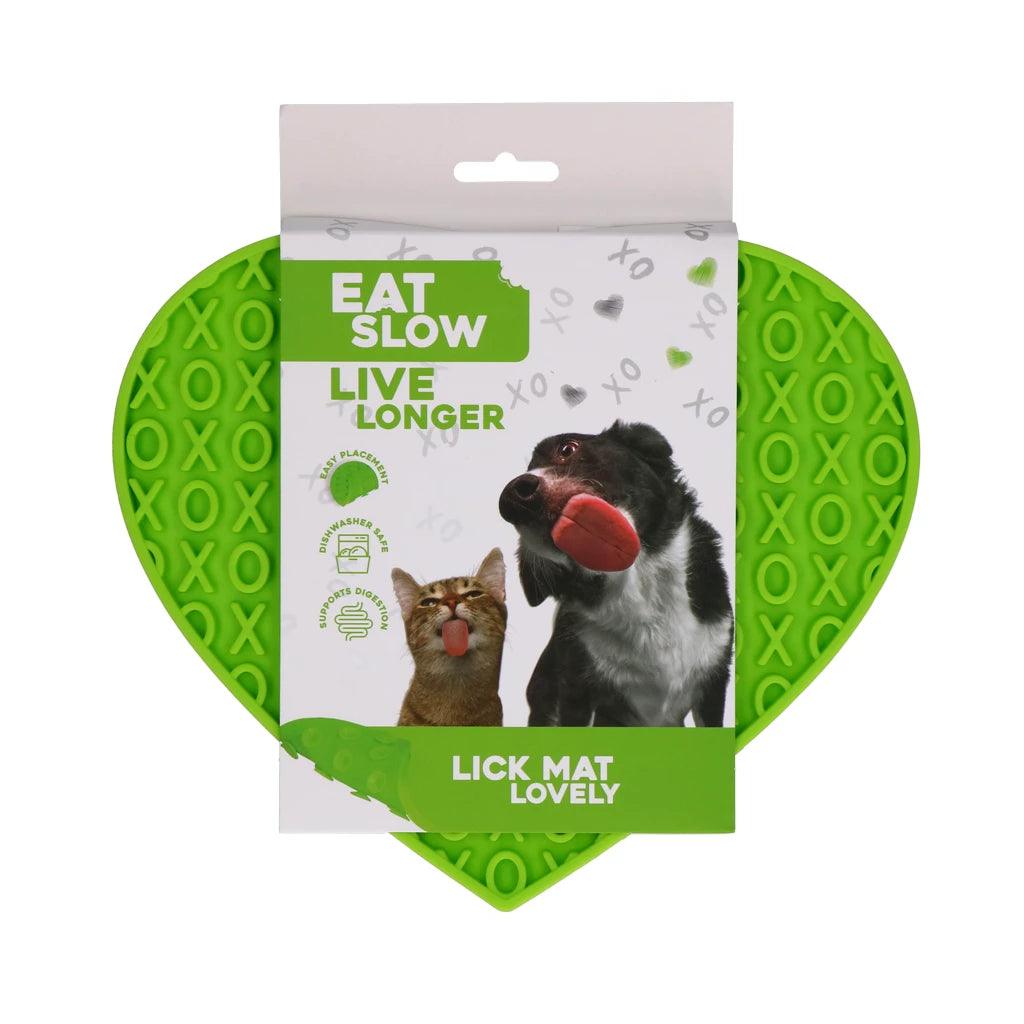 Eat Slow Live Longer Likmatten diverse soorten - Nena's Pets