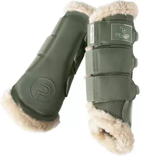 ESKADRON FW'22 PLATINUM MESH FAUXFUR TENDON BOOTS - Nena's Pets