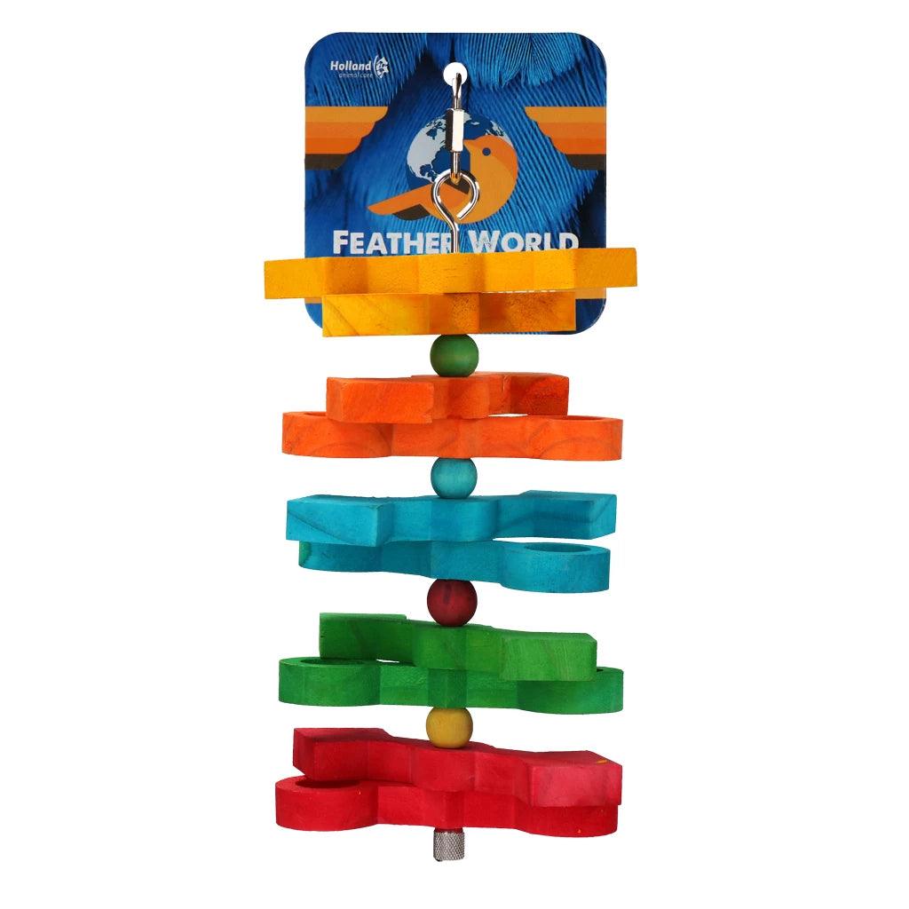 Feather World puzzel en beloon vogel speelgoed - Nena's Pets