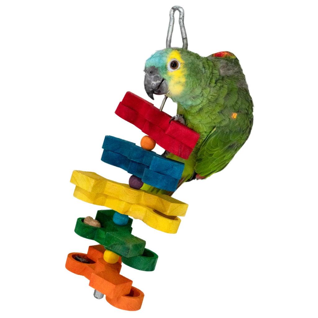 Feather World puzzel en beloon vogel speelgoed - Nena's Pets