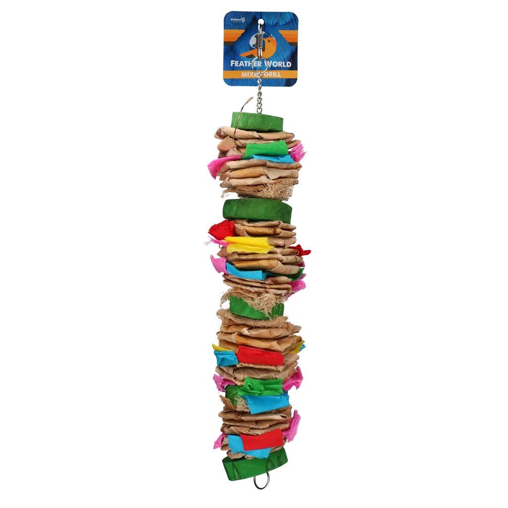 Feather World mixed grill vogel speelgoed - Nena's Pets