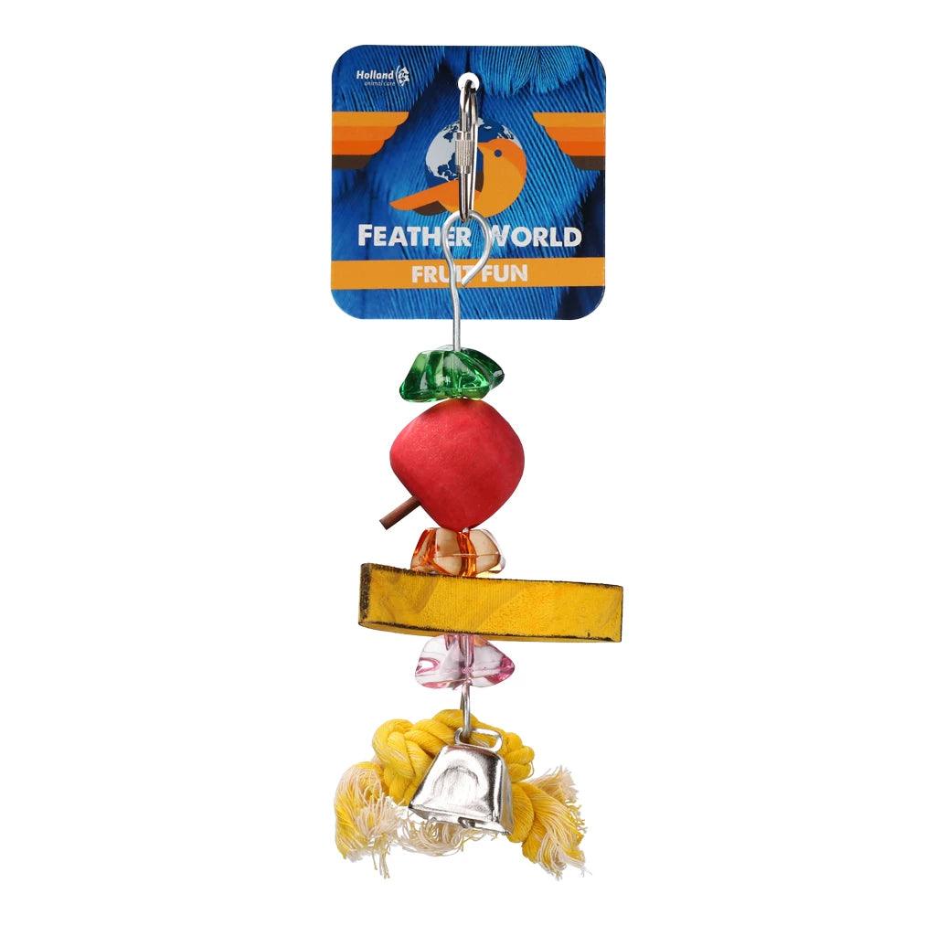 Feather World fruithanger vogel speelgoed - Nena's Pets