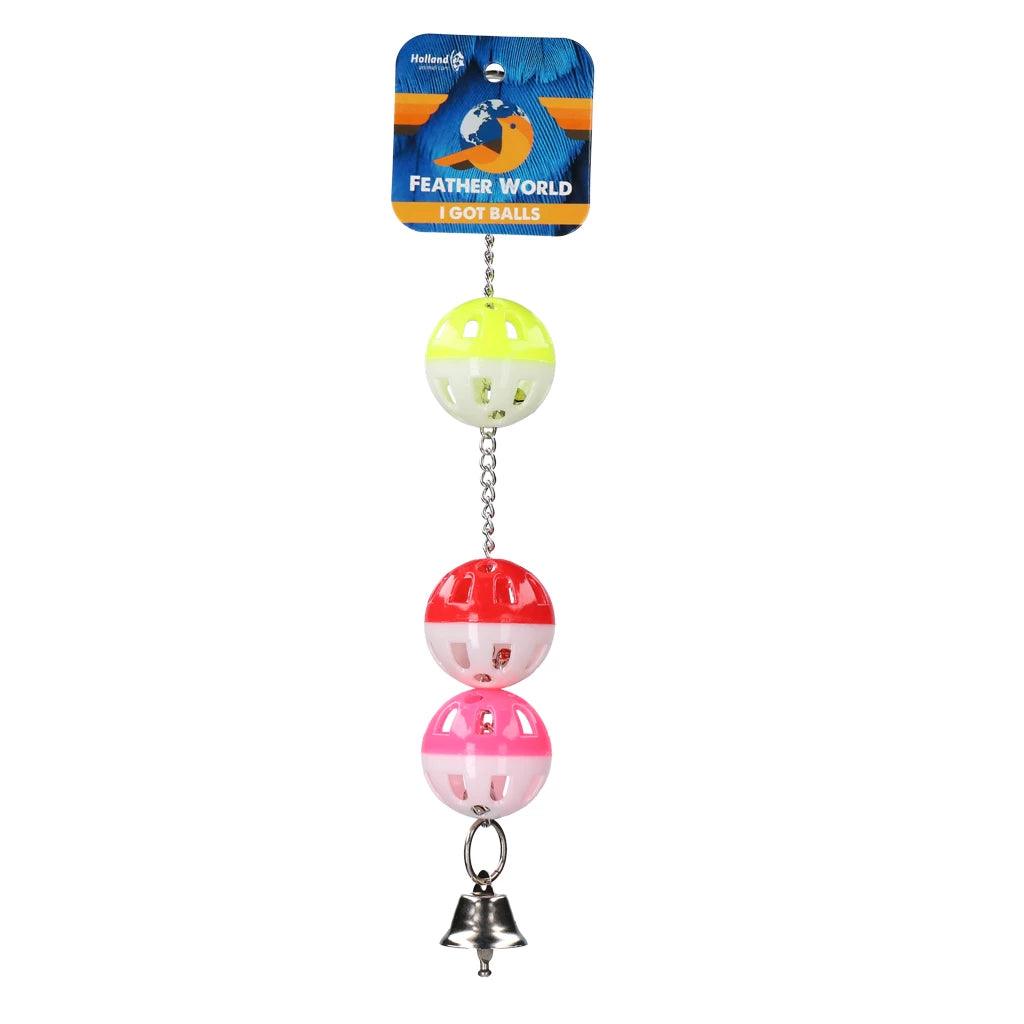 Feather World balletjes vogel speelgoed - Nena's Pets
