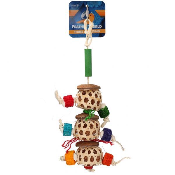 Feather World Three of a kind vogel speelgoed - Nena's Pets