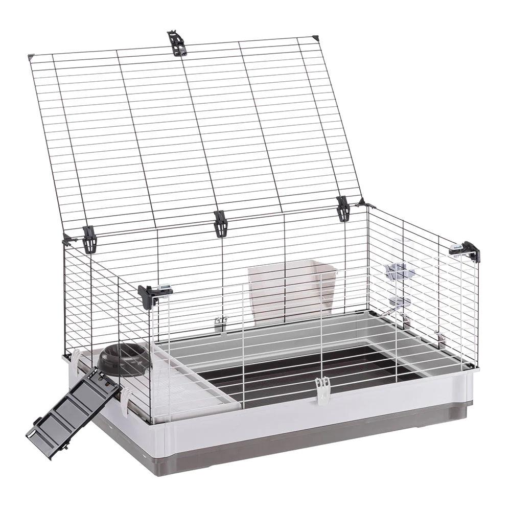 Ferplast Konijnenkooi krolik 100 Grijs 100x60x50 cm - Nena's Pets