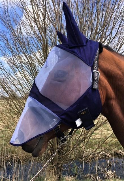 HB vliegenmasker met neusbeschermer - Nena's Pets