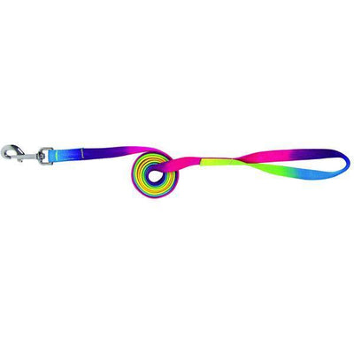 Halster en touw regenboog multi color - Nena's Pets